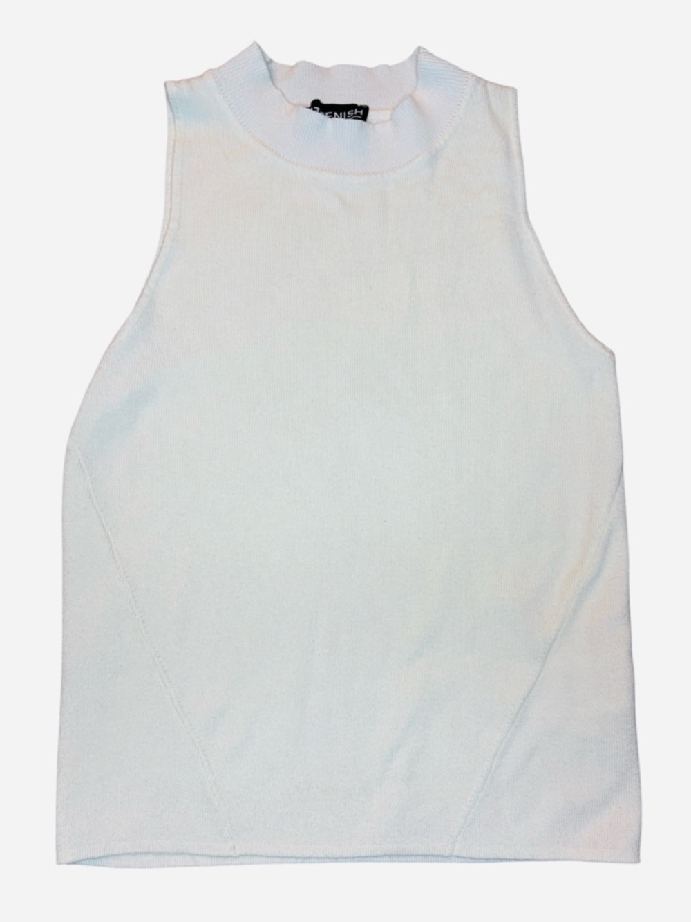 Kittenish knit top cream small